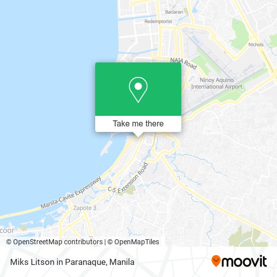 Miks Litson in Paranaque map