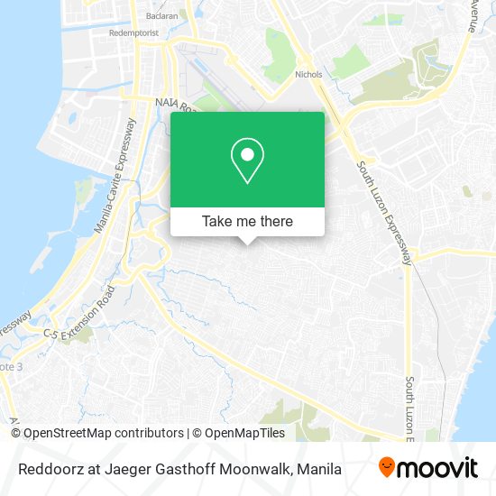 Reddoorz at Jaeger Gasthoff Moonwalk map