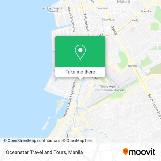 Oceanstar Travel and Tours map