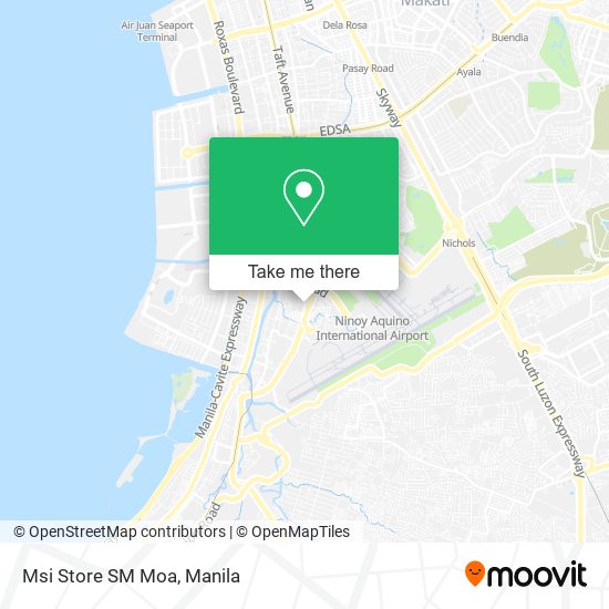 Msi Store SM Moa map