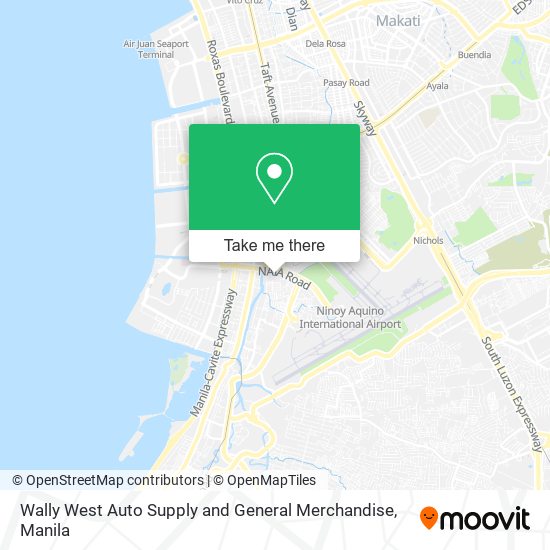 Wally West Auto Supply and General Merchandise map