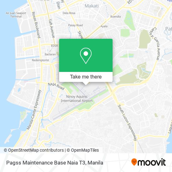 Pagss Maintenance Base Naia T3 map