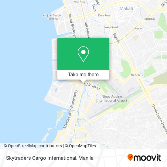 Skytraders Cargo International map