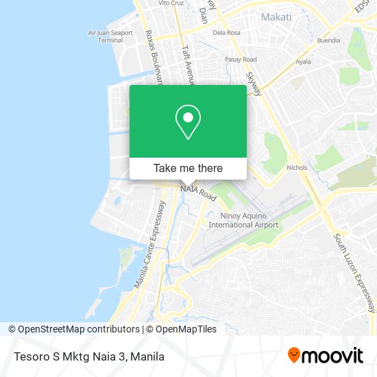 Tesoro S Mktg Naia 3 map