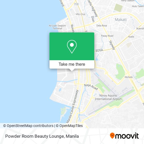 Powder Room Beauty Lounge map