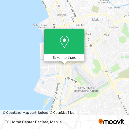 FC Home Center-Baclara map