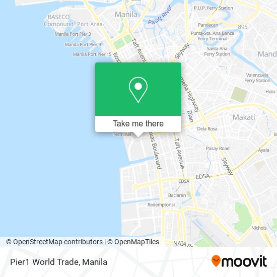 Pier1 World Trade map