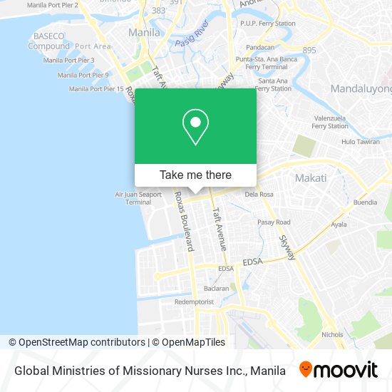 Global Ministries of Missionary Nurses Inc. map