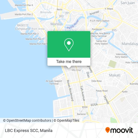 LBC Express SCC map