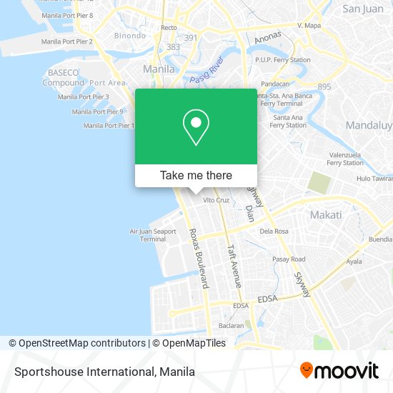 Sportshouse International map