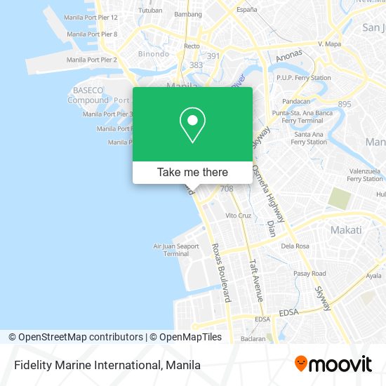 Fidelity Marine International map