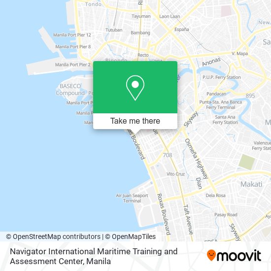 Navigator International Maritime Training and Assessment Center map