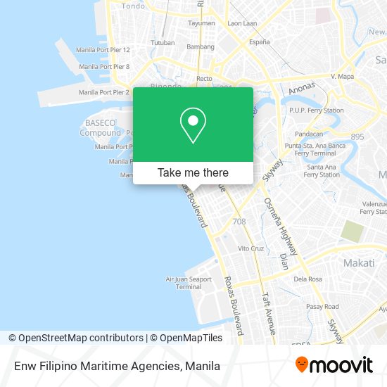 Enw Filipino Maritime Agencies map