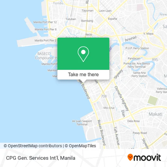 CPG Gen. Services Int'l map