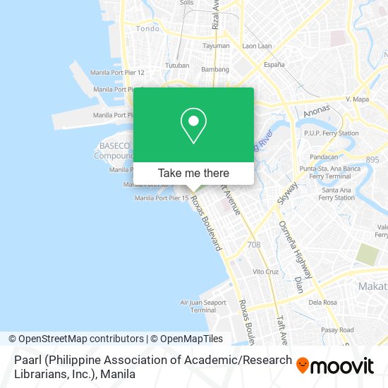 Paarl (Philippine Association of Academic / Research Librarians, Inc.) map