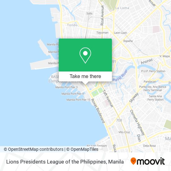 Lions Presidents League of the Philippines map