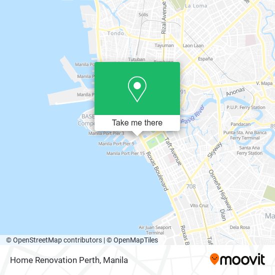 Home Renovation Perth map