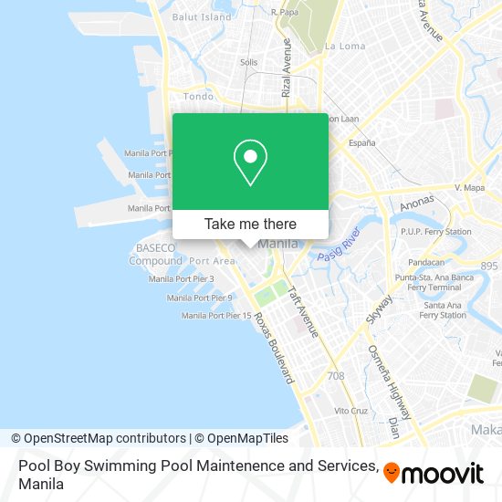 Pool Boy Swimming Pool Maintenence and Services map