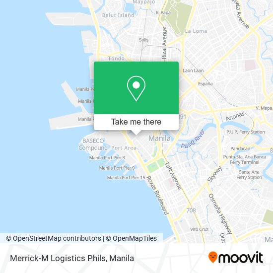 Merrick-M Logistics Phils map