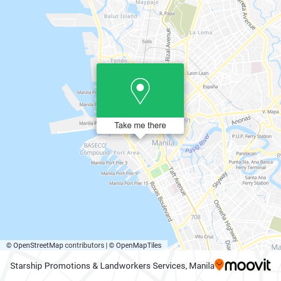 Starship Promotions & Landworkers Services map