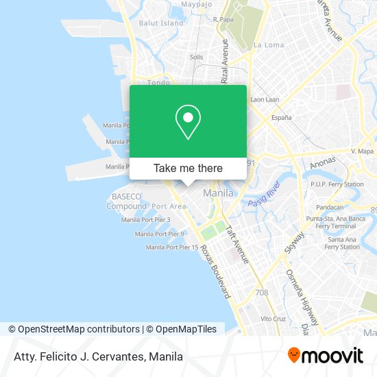 Atty. Felicito J. Cervantes map