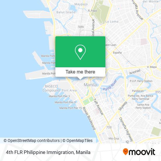 4th FLR Philippine Immigration map