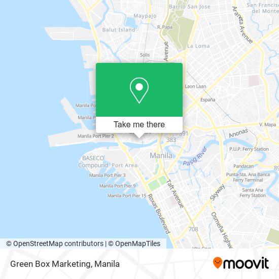 Green Box Marketing map