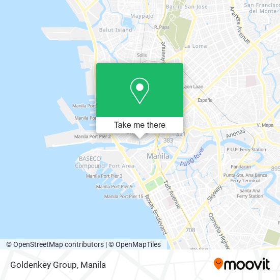 Goldenkey Group map