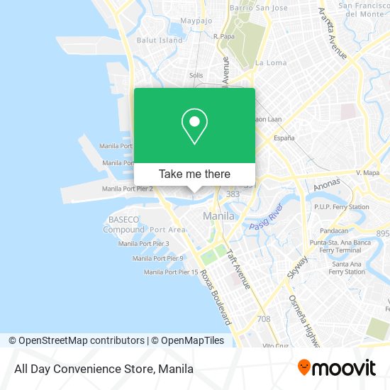 All Day Convenience Store map