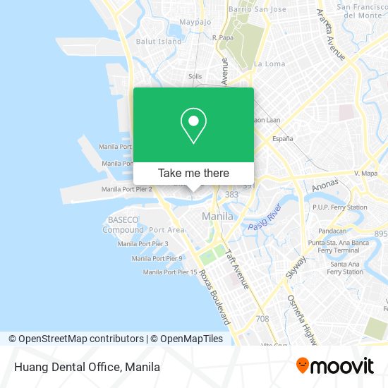 Huang Dental Office map