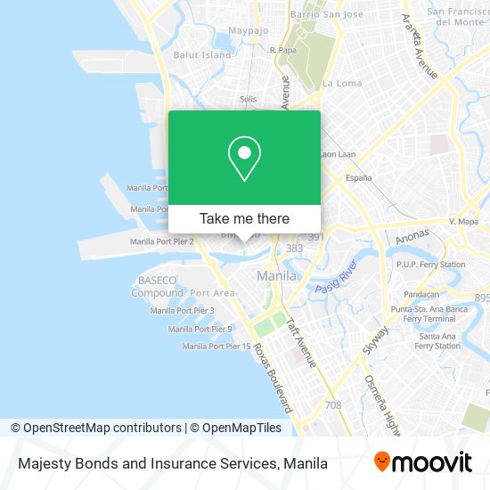 Majesty Bonds and Insurance Services map