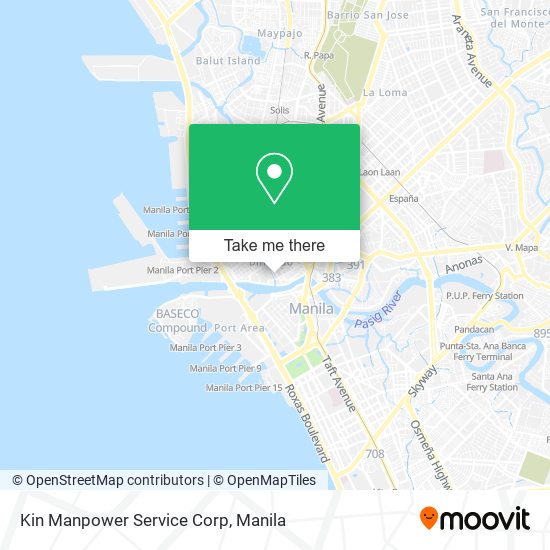 Kin Manpower Service Corp map