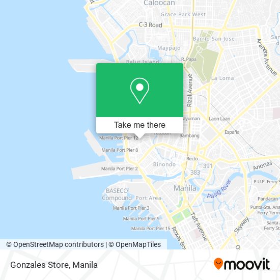 Gonzales Store map