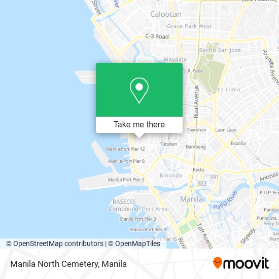 Manila North Cemetery map