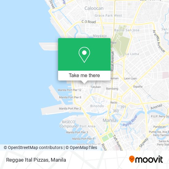 Reggae Ital Pizzas map