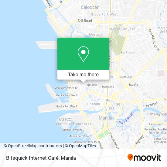 Bitsquick Internet Café map