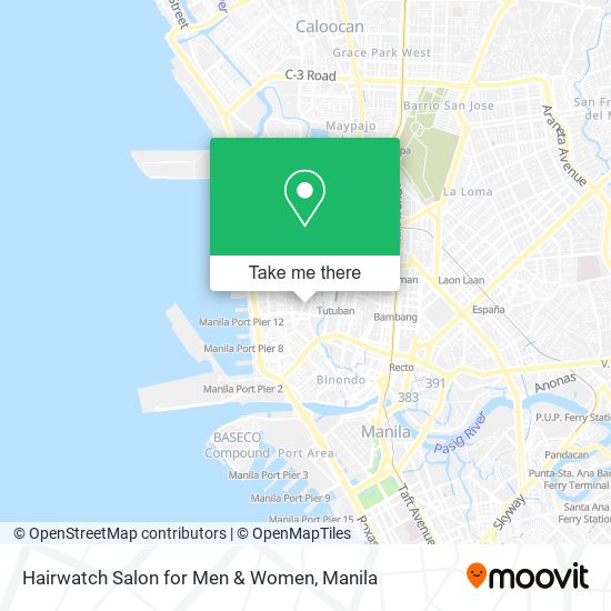 Hairwatch Salon for Men & Women map