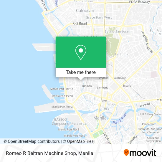Romeo R Beltran Machine Shop map