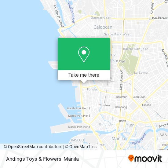 Andings Toys & Flowers map