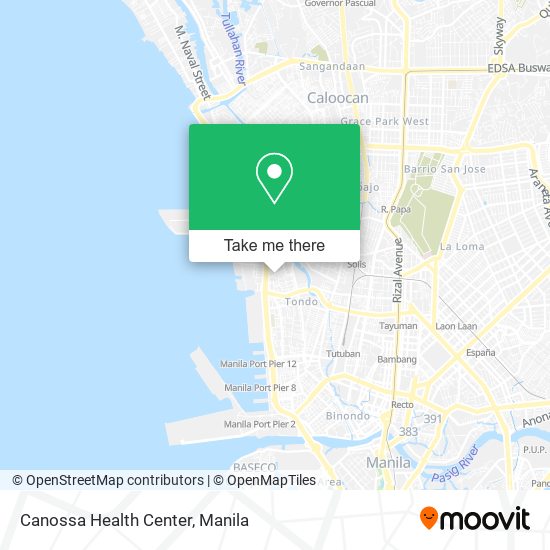 Canossa Health Center map