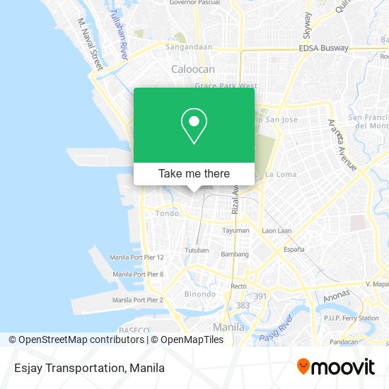 Esjay Transportation map