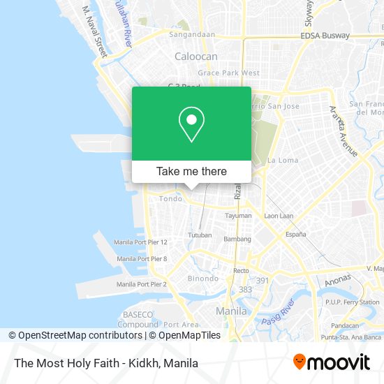 The Most Holy Faith - Kidkh map