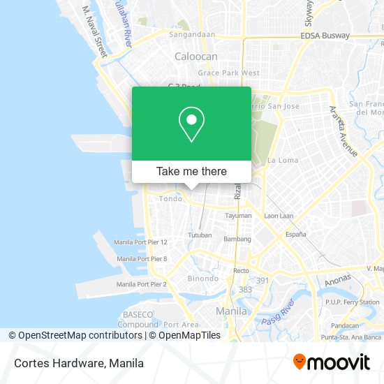 Cortes Hardware map