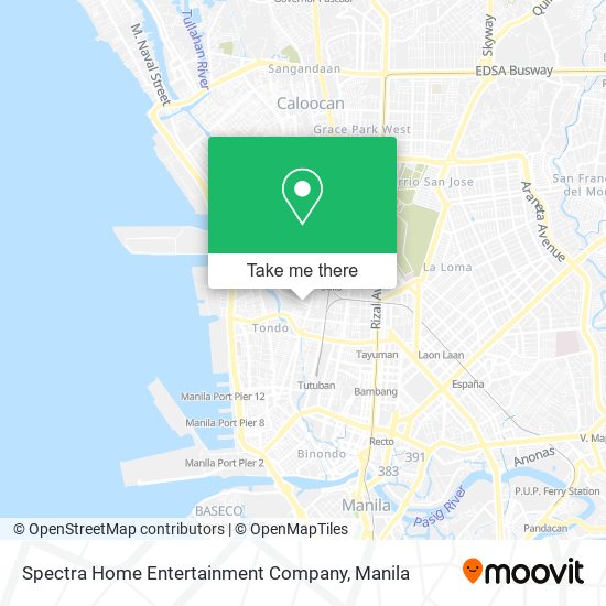 Spectra Home Entertainment Company map