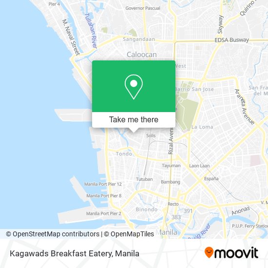 Kagawads Breakfast Eatery map