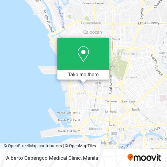 Alberto Cabengco Medical Clinic map