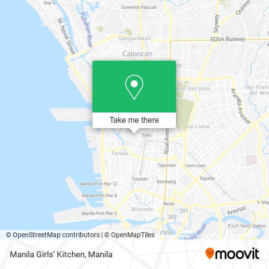 Manila Girls' Kitchen map