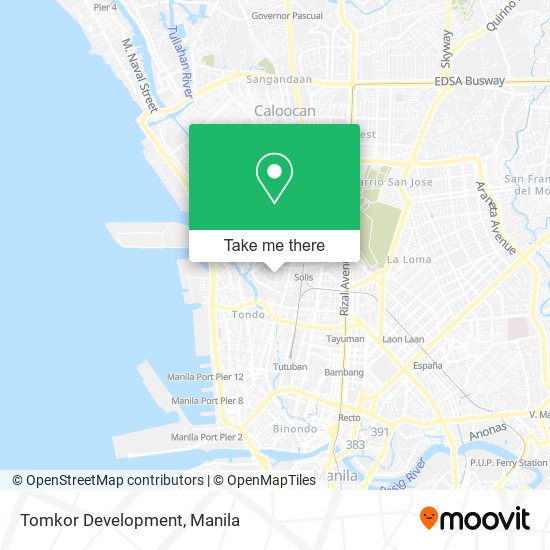 Tomkor Development map