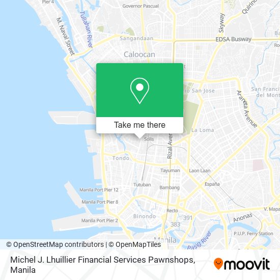 Michel J. Lhuillier Financial Services Pawnshops map