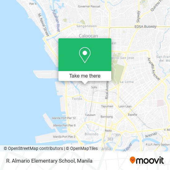 R. Almario Elementary School map